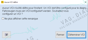 ODIS-S 7.2.1 : Aucun VCI défini Aucun VCI défini erreur ODIS-S 7.2.1